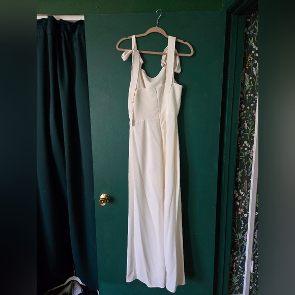 Amanda Uprichard White Strapless Dress Large - Picture 2 of 4